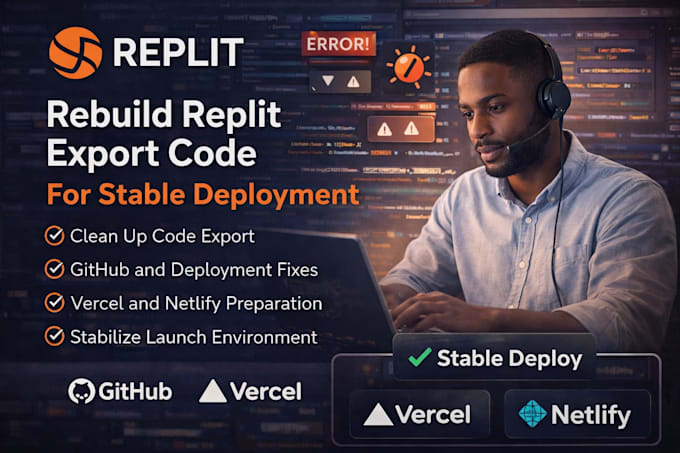 rebuild replit export code github vercel netlify stable deployment flow