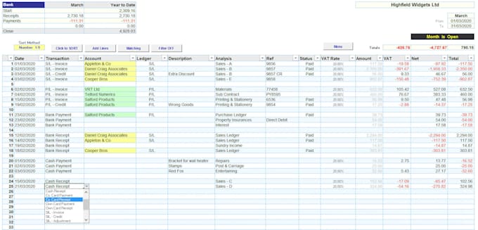 accurate bookkeeping and financial record services