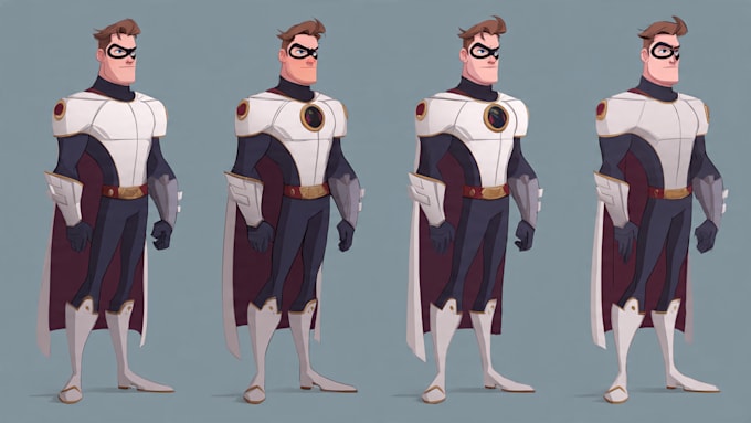 make super hero character design