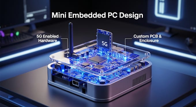 create a mini embedded PC in a custom enclosure with 5g module