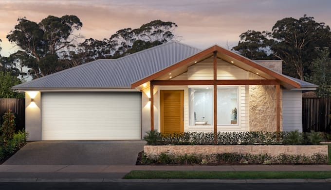 modern floor plans, exterior and interior designs