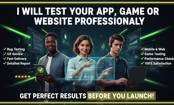 do user test beta test manual test saas website app game and provide feedback