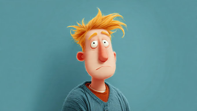 design 2d cartoon character