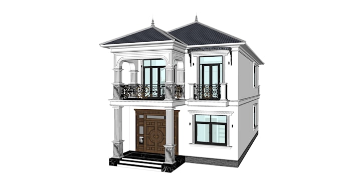 model 3d for outside, landscape for your building