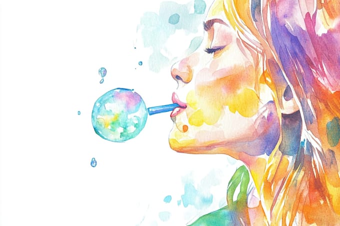 design a watercolor illustration