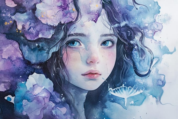 design a watercolor illustration