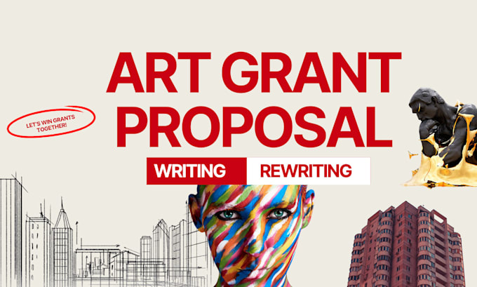 write your art grant proposal and grant application for artists funding