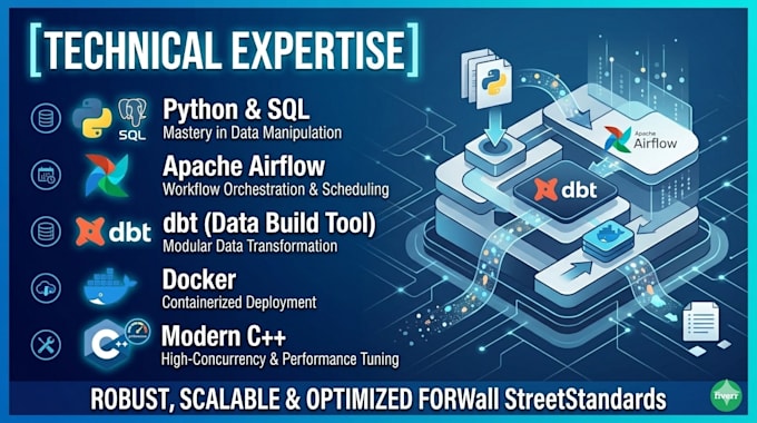 provide expert level solutions for custom data and etl pipelines