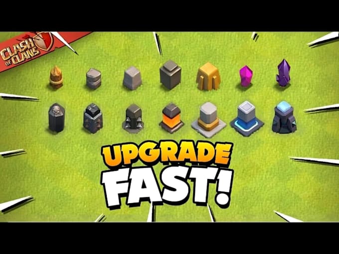 upgrade your coc walls cheap and fast