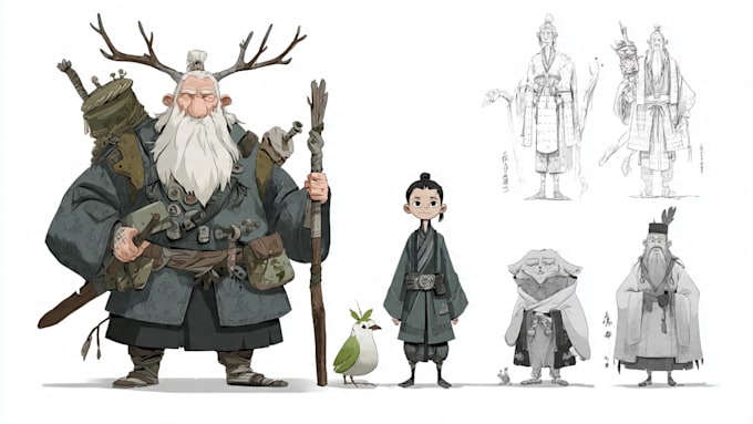 design a concept art character or object