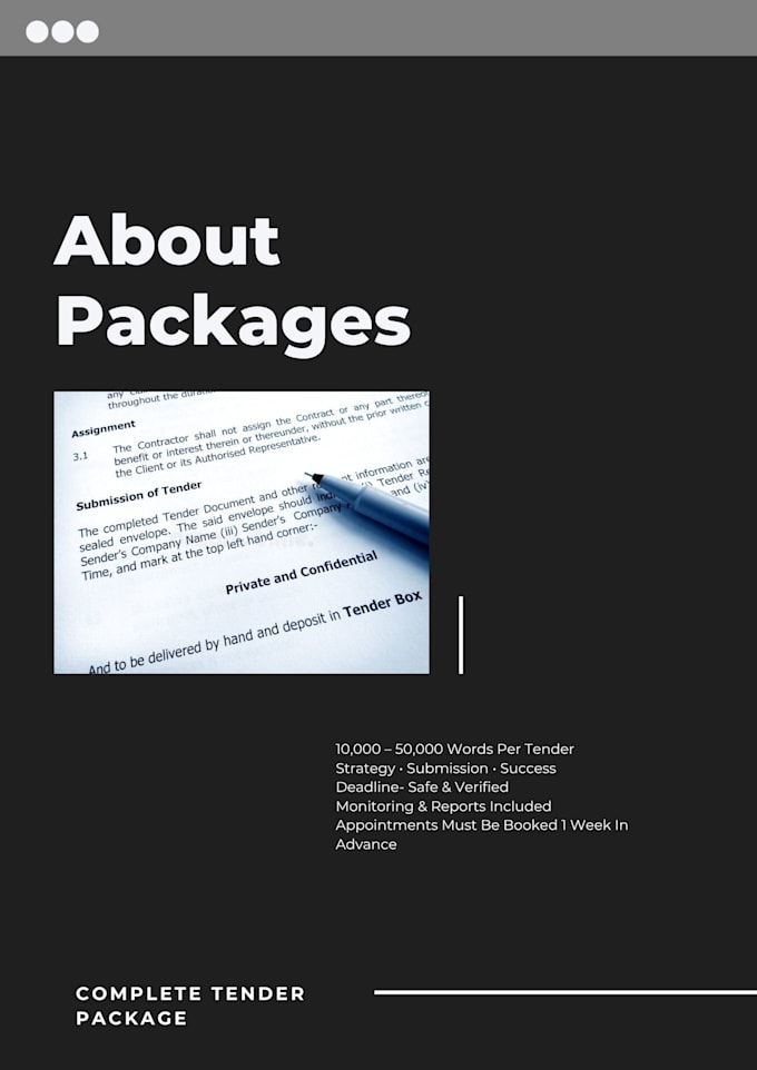 prepare a winning bid proposal for your rfp, rfq, or tender