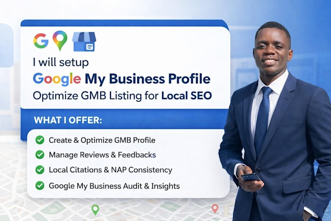 setup google my business profile optimize gmb listing for local SEO
