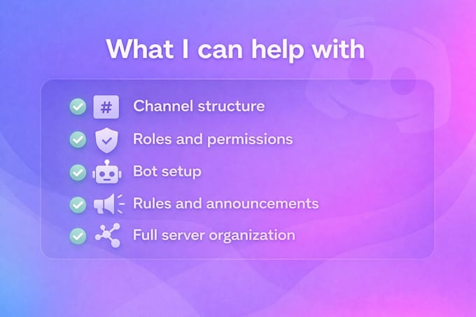 design and organize your discord server professionally