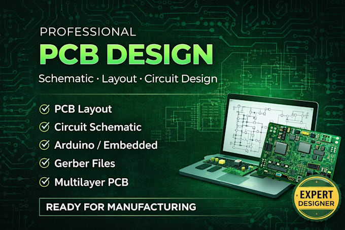 do professional pcb layout, schematic,electronics engineering, matlab, simulink