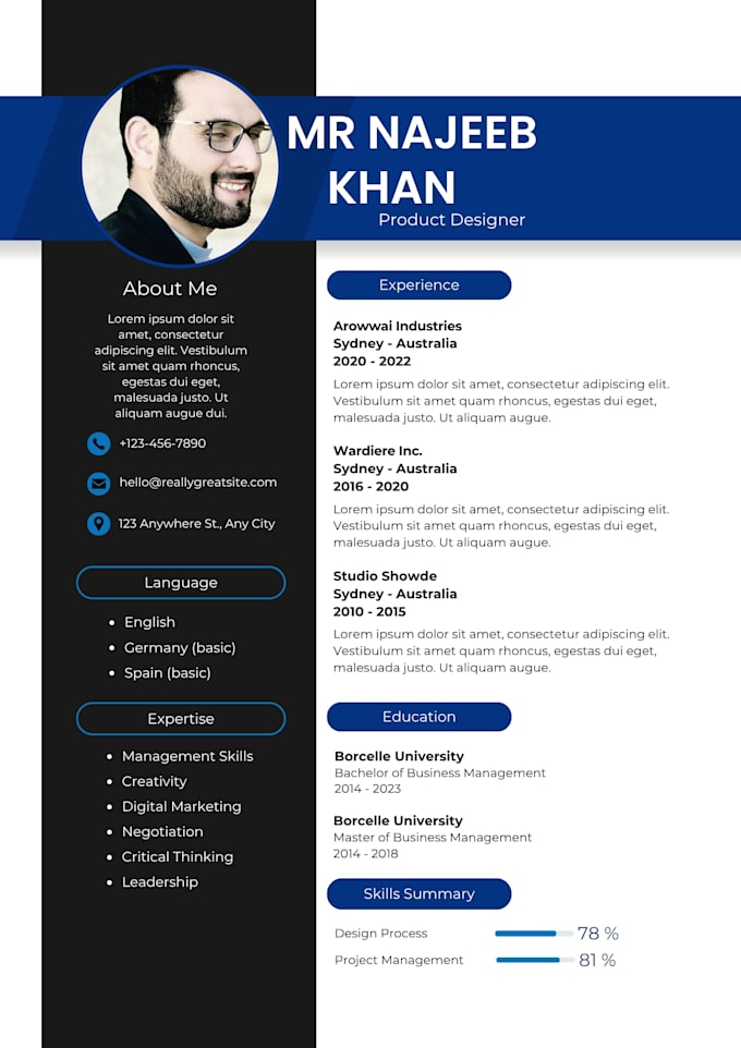 do make your CV professional and ats friendly