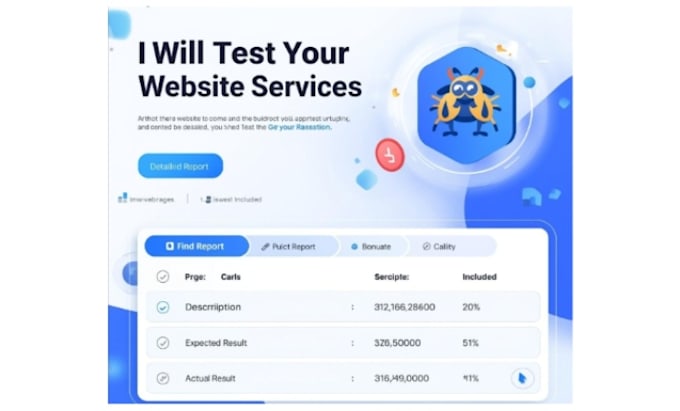 test your website or app for bugs