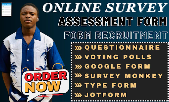 create online survey questionnaire or assessment form