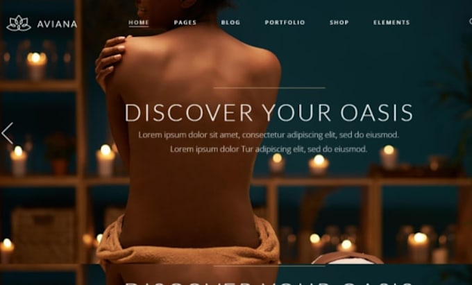 design wix massage therapy website reflexology bodywork spa aromatherapy website
