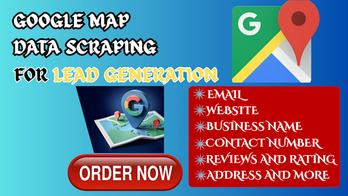 scrape google maps for business leads, emails and contacts