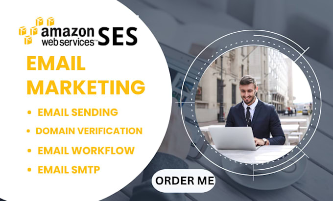 setup amazon ses SMTP amazon ses email sending amazon ses domain verification