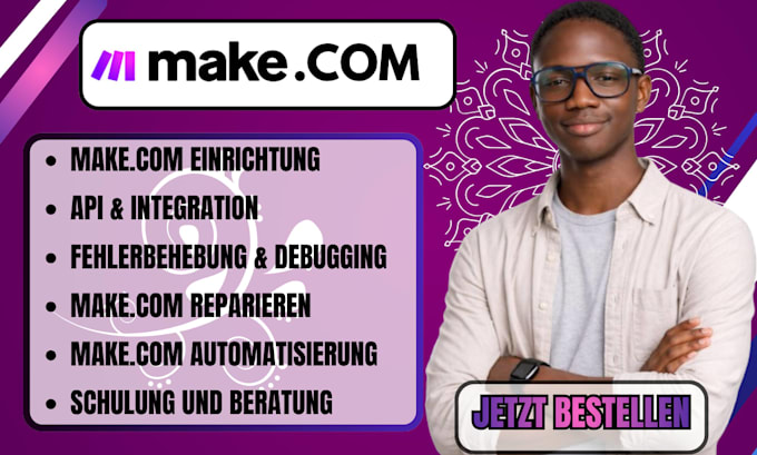 ich erstelle make com automationen workflow automatisierung