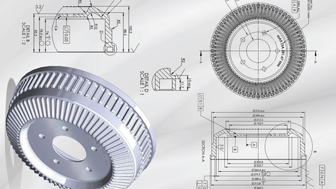 create uspto compliant utility drawing patent drawing for product design