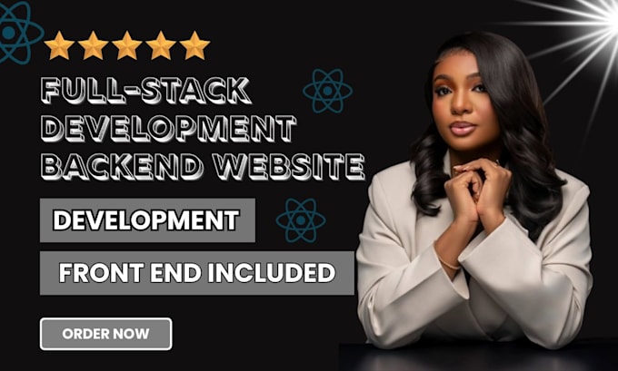 build website development as full stack web developer frontend backend developer