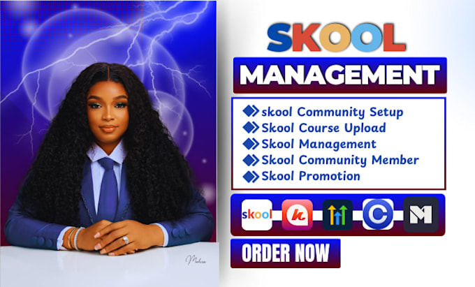 be your skool community manager, skool community setup, skool management, skool