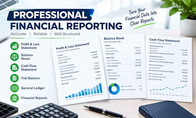 prepare financial statements from financial data