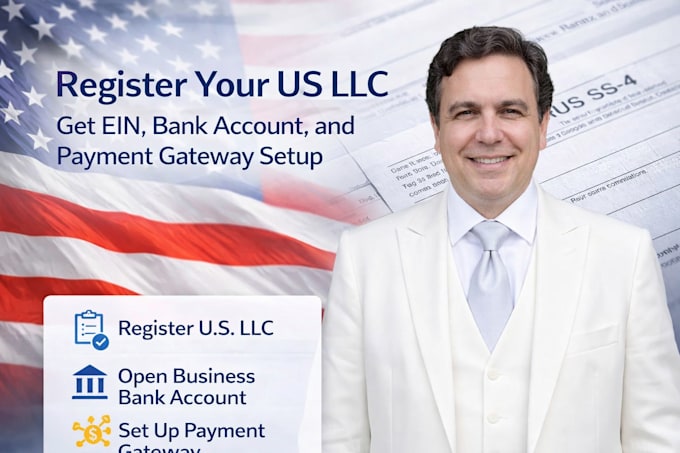 register US llc, get ein and business bank account