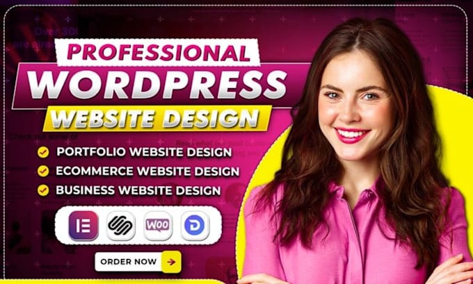 build wordpress website, design, redesign wordpress business website developmen