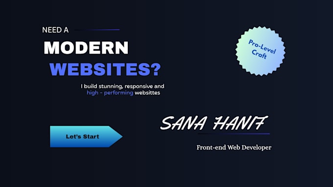 be your expert frontend web developer for modern UI UX