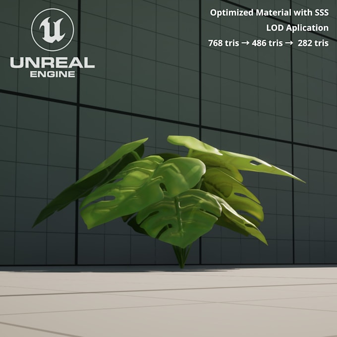 do a game ready 3d model, optimized, with uvs, textures
