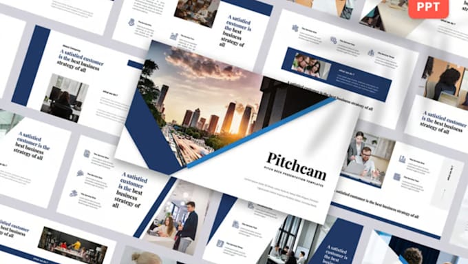 Redesign quick modern investor pitch deck, powerpoint presentation ...