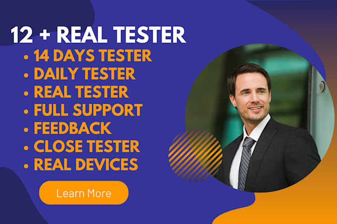 provide 12 testers google play closed testing 12 app tester, console testing