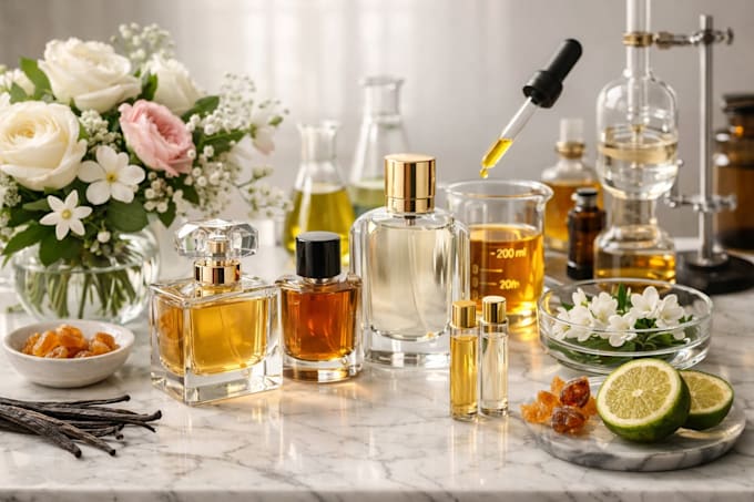 formulate custom perfume, fragrance and cosmetic products