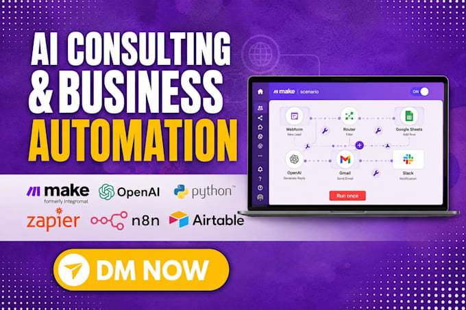 setup make com zapier n8n ai agent automation for CRM API integration workflow