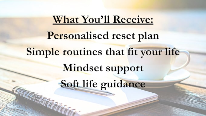 create a personalised wellbeing reset plan for overwhelmed women