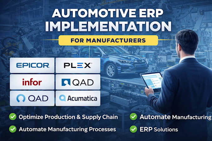 infor automotive erp focus softnet qad adaptive plex acumatica epicor kinetic