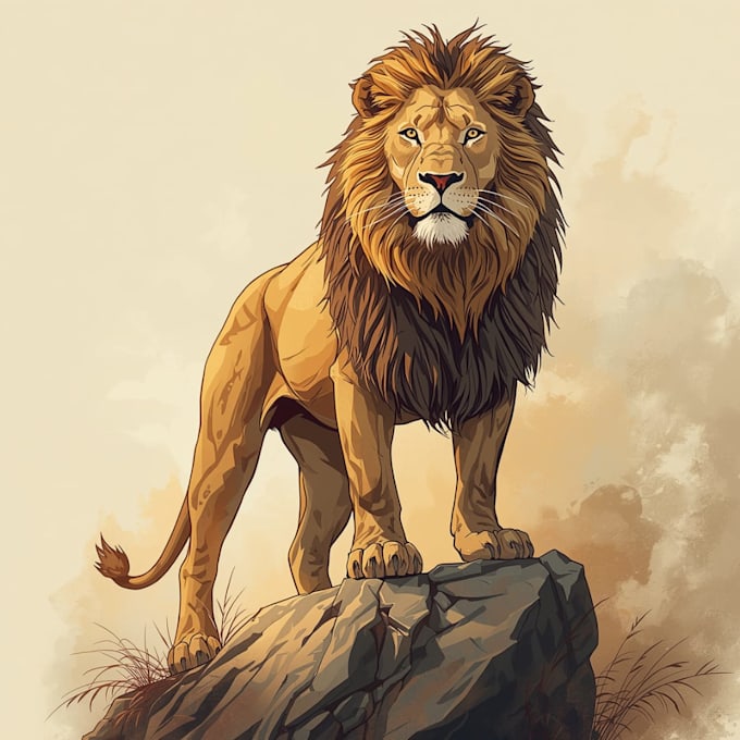 draw detail animal illustration
