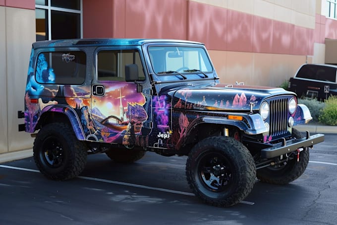 car wrap, truck wrap, van wrap design