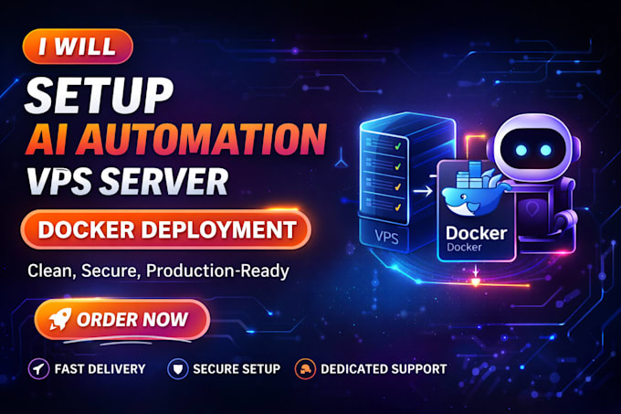 setup ai automation vps server docker deployment