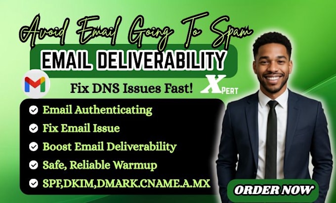 fix email deliverability spf dkim dmac for inbox placement