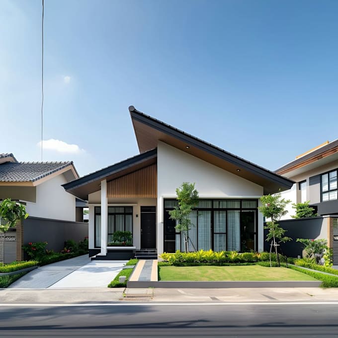 do 2d house plans and 3d elevations