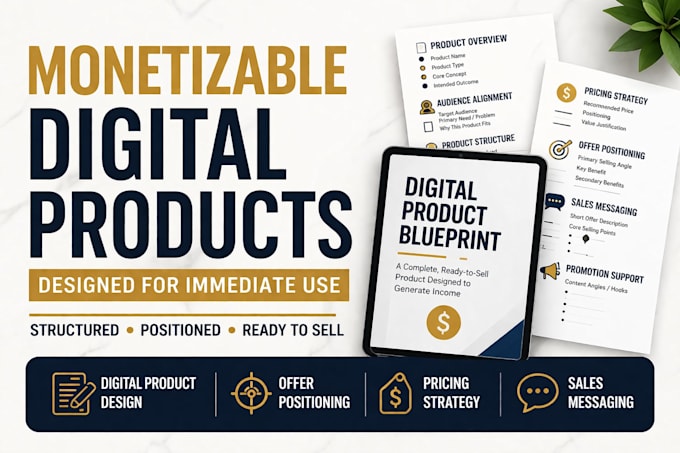 design a monetizable digital product