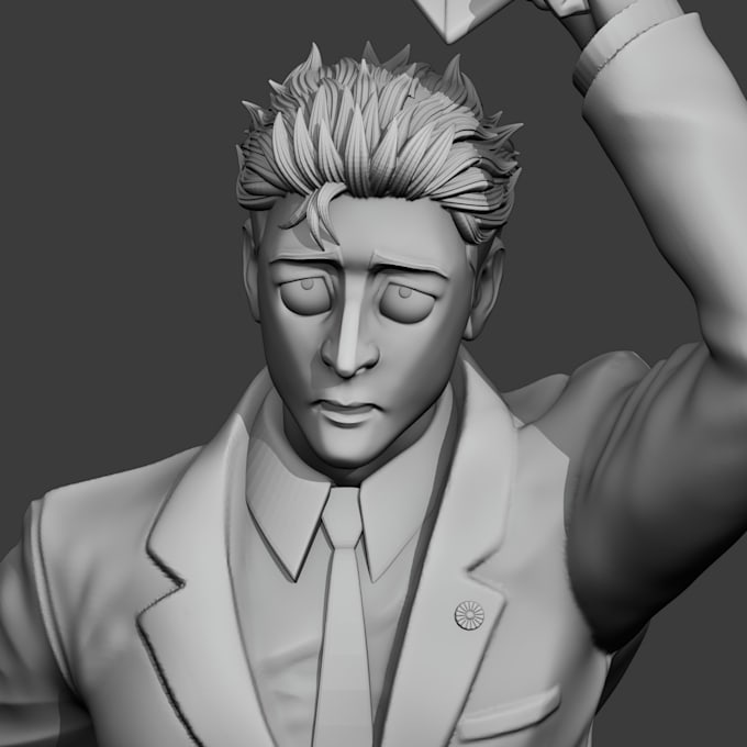 create 3d printable models of anime characters