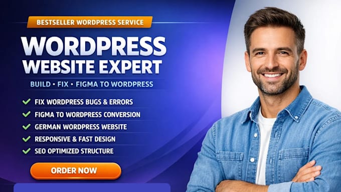 build, german wordpress website, fix wordpress bug, convert figma to wordpress