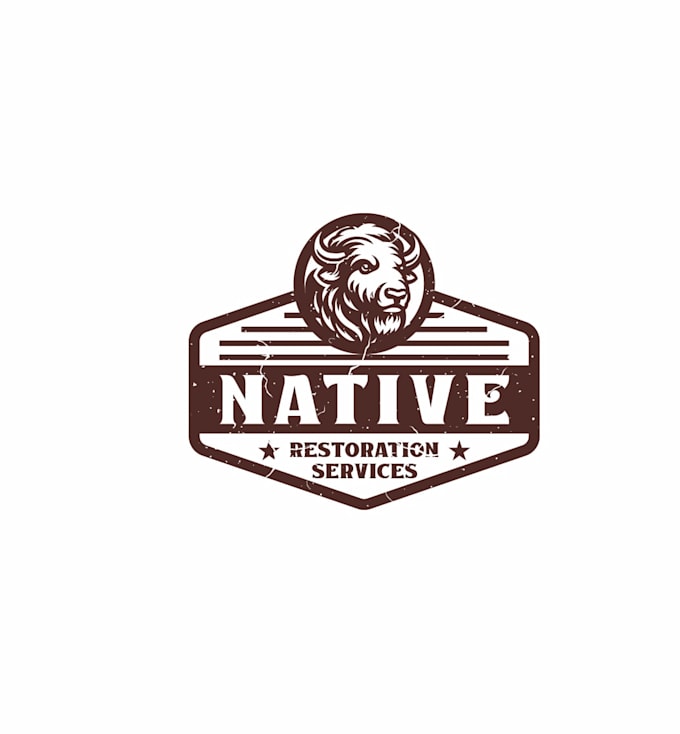 draw custom vintage logo, badge, emblem, or label