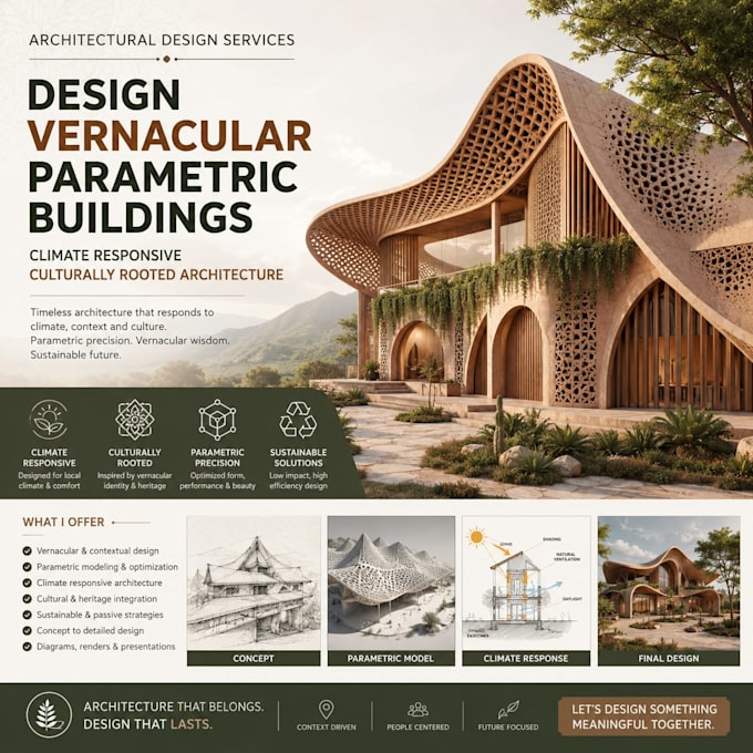 design vernacular parametric buildings climate responsive culturally rooted arch