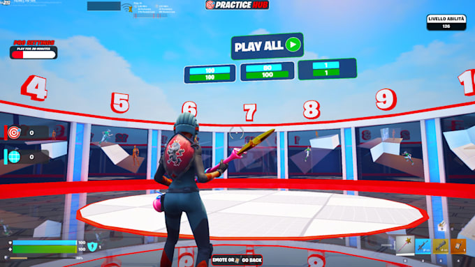 create fortnite hubby map, practice map, zero build map, tycoon map, 1v1, 4v4